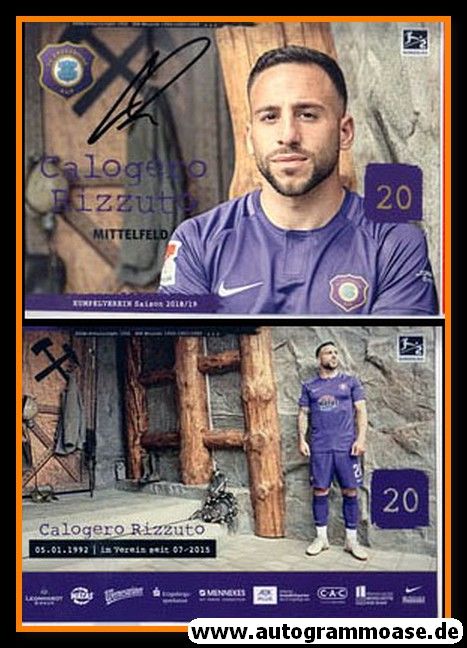 Autogramm Fussball | FC Erzgebirge Aue | 2018 | Calogero RIZZUTO