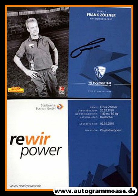 Autogramm Fussball | VfL Bochum | 2009 | Frank ZÖLLNER
