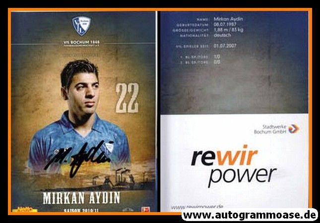 Autogramm Fussball | VfL Bochum | 2010 | Mirkan AYDIN