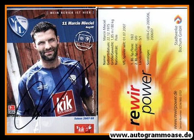 Autogramm Fussball | VfL Bochum | 2007 | Marcin MIECIEL