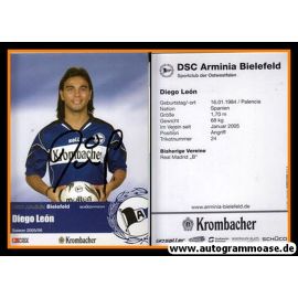 Autogramm Fussball | DSC Arminia Bielefeld | 2005 | Diego LEON