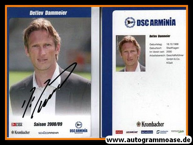 Autogramm Fussball | DSC Arminia Bielefeld | 2008 | Detlev DAMMEIER