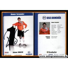 Autogramm Fussball | DSC Arminia Bielefeld | 2008 | Rowen FERNANDEZ
