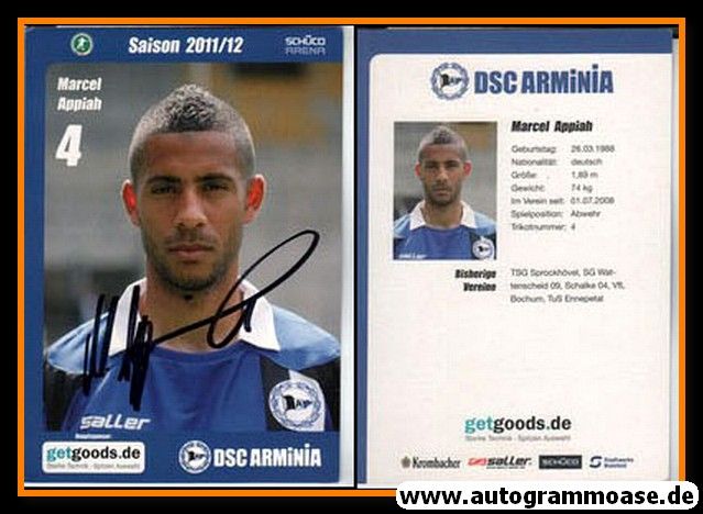 Autogramm Fussball | DSC Arminia Bielefeld | 2011 | Marcel APPIAH