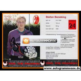 Autogramm Fussball | SC Freiburg | 1995 | Stefan BENEKING