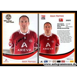 Autogramm Fussball | 1. FC Nürnberg | 2010 | Adam MATYSEK