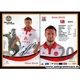 Autogramm Fussball | 1. FC Nürnberg | 2010 | Pascal BIELER