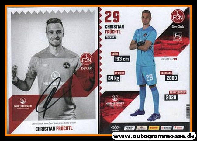 Autogramm Fussball | 1. FC Nürnberg | 2020 | Christian FRÜCHTL