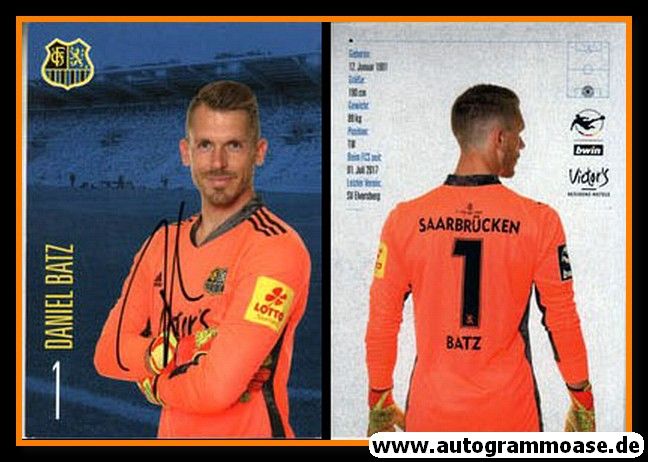 Autogramm Fussball | 1. FC Saarbrücken | 2020 | Daniel BATZ