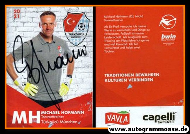 Autogramm Fussball | Türkgücü München | 2020 | Michael HOFMANN