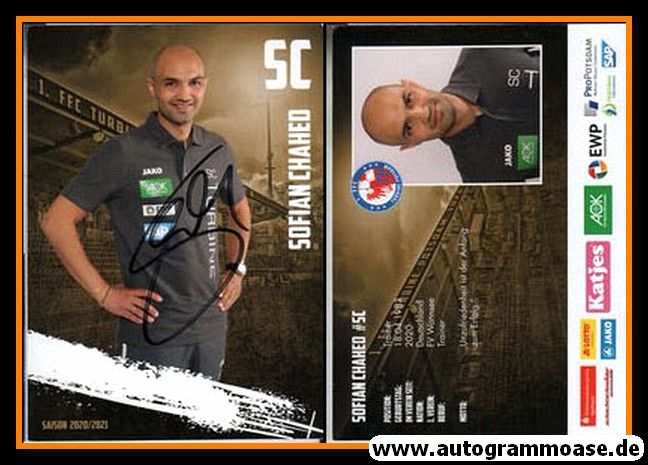 Autogramm Fussball (D) | 1. FFC Turbine Potsdam | 2020 | Sofian CHAHED