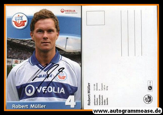 Autogramm Fussball | Hansa Rostock | 2010 | Robert MÜLLER