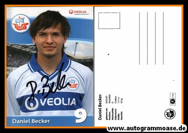 Autogramm Fussball | Hansa Rostock | 2010 | Daniel BECKER