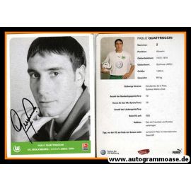Autogramm Fussball | VfL Wolfsburg | 2003 | Pablo QUATROCCHI