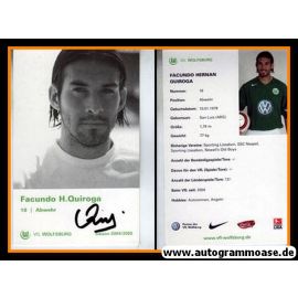 Autogramm Fussball | VfL Wolfsburg | 2004 | Facundo QUIROGA