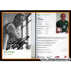 Autogramm Fussball | VfL Wolfsburg | 2004 | Roy PRÄGER