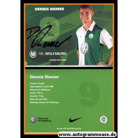 Autogramm Fussball | VfL Wolfsburg | 2007-2 | Dennis RIEMER