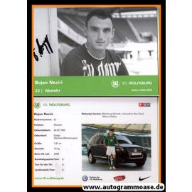 Autogramm Fussball | VfL Wolfsburg | 2005 | Bojan NEZIRI