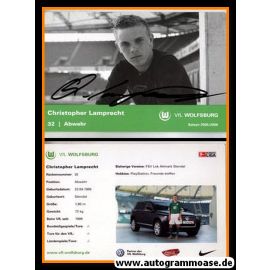 Autogramm Fussball | VfL Wolfsburg | 2005 | Christopher LAMPRECHT