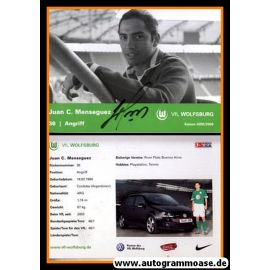 Autogramm Fussball | VfL Wolfsburg | 2005 | Juan MENSEGUEZ