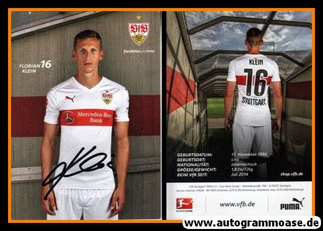 Autogramm Fussball | VfB Stuttgart | 2015 | Florian KLEIN