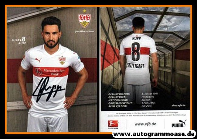 Autogramm Fussball | VfB Stuttgart | 2015 | Lukas RUPP