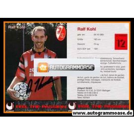 Autogramm Fussball | SC Freiburg | 1995 | Ralf KOHL