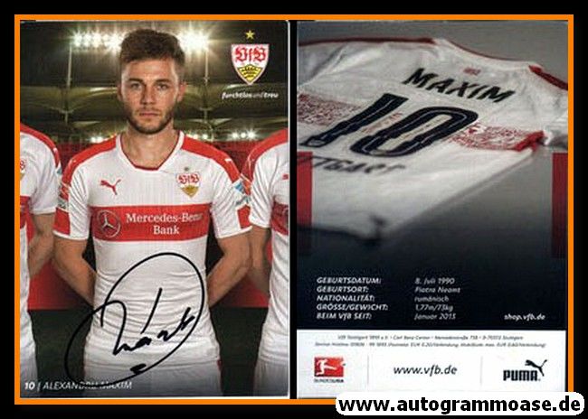 Autogramm Fussball | VfB Stuttgart | 2016 | Alexandru MAXIM