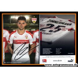 Autogramm Fussball | VfB Stuttgart | 2016 | Matthias ZIMMERMANN