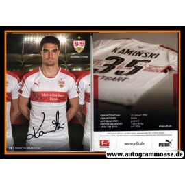 Autogramm Fussball | VfB Stuttgart | 2016 | Marcin KAMINSKI