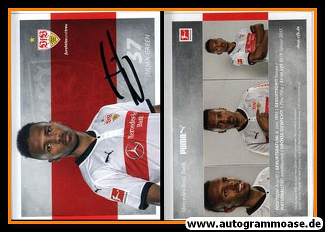 Autogramm Fussball | VfB Stuttgart | 2017 | Julian GREEN