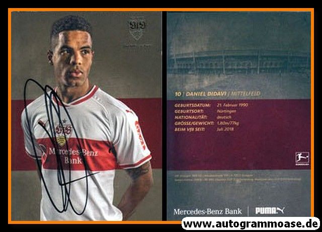 Autogramm Fussball | VfB Stuttgart | 2018 | Daniel DIDAVI