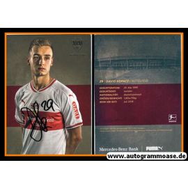 Autogramm Fussball | VfB Stuttgart | 2018 | David KOPACZ