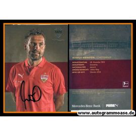Autogramm Fussball | VfB Stuttgart | 2018 | Markus WEINZIERL
