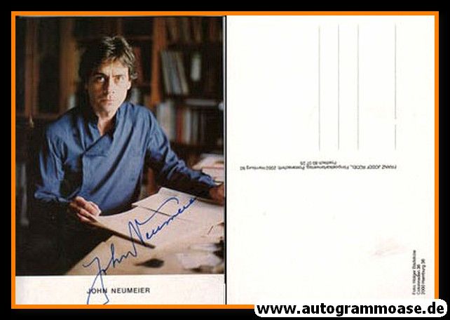 Autogramm Ballett | John NEUMEIER | 1980er (Portrait Color) Rüdel