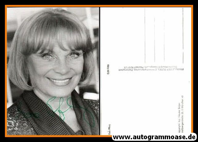 Autogramm Schauspieler | Eva PFLUG | 1980er (Portrait SW Rüdel) 2