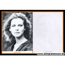 Autogramm Schauspieler | Anja SCHÜTE | 1980er (Portrait SW) Lüders
