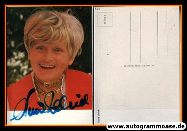 Autogramm Schauspieler | Luise ULLRICH | 1980er (Portrait Color) Janda