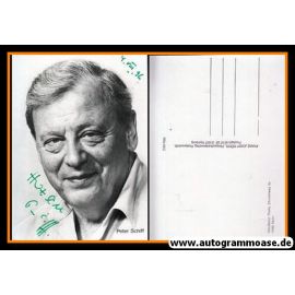 Autogramm Schauspieler | Peter SCHIFF | 1980er (Portrait SW) Rüdel