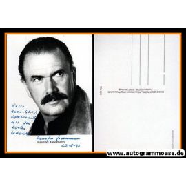 Autogramm Schauspieler | Manfred HEIDMANN | 1980er (Portrait SW) Rüdel