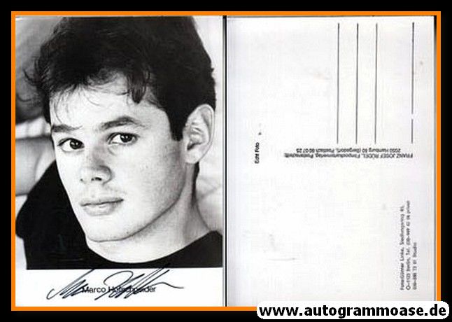 Autogramm Schauspieler | Marco HOFSCHNEIDER | 1980er (Portrait SW Rüdel) Linke