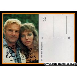 Autogramme Schauspieler | Carl + Stella Mooney SCHELL | 1970er (Portrait Color)