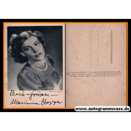 Autogramm Schauspieler | Marianne HOPPE | 1940er (Portrait SW) Terra-Quick