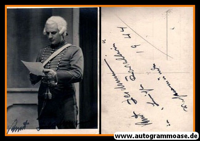 Autogramm Schauspieler | ??? Knut Leschmer | 1940er (Portrait SW) 2021-00045