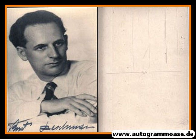 Autogramm Schauspieler | ??? Knut Leschmer | 1940er (Portrait SW) 2021-00046