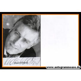 Autogramm Schauspieler | Klaus WILDBOLZ | 1990er (Portrait SW)