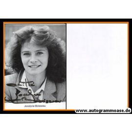 Autogramm Schauspieler | Jocelyne BOISSEAU | 1980er (Portrait SW)