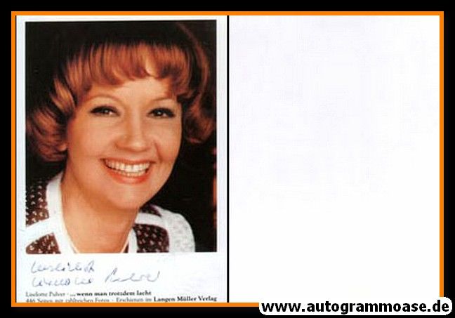 Autogramm Schauspieler | Liselotte PULVER | 1990er (Portrait Color Langen)