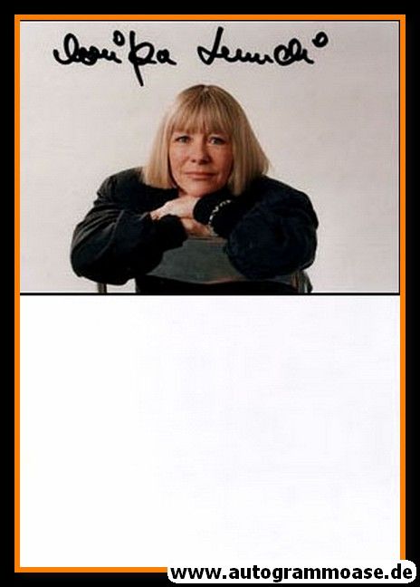 Autogramm Schauspieler | Monika LUNDI | 2000er Foto (Portrait Color)