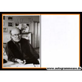 Autogramm Film (Regie) | Volker SCHLÖNDORFF | 1990er Foto (Portrait SW)